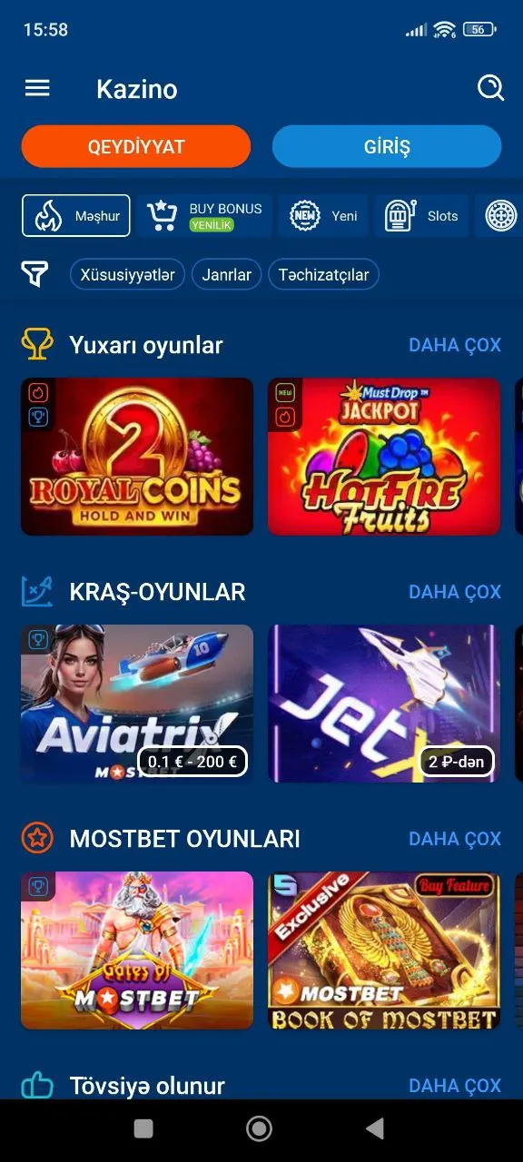 Mostbet App Yüklə və Rahat Oyna