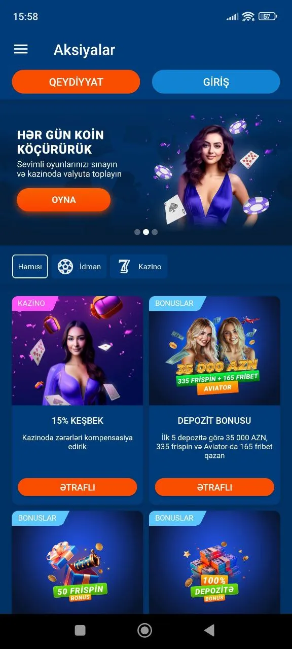 Mostbet App ilə Bütün Oyunlar Cibində